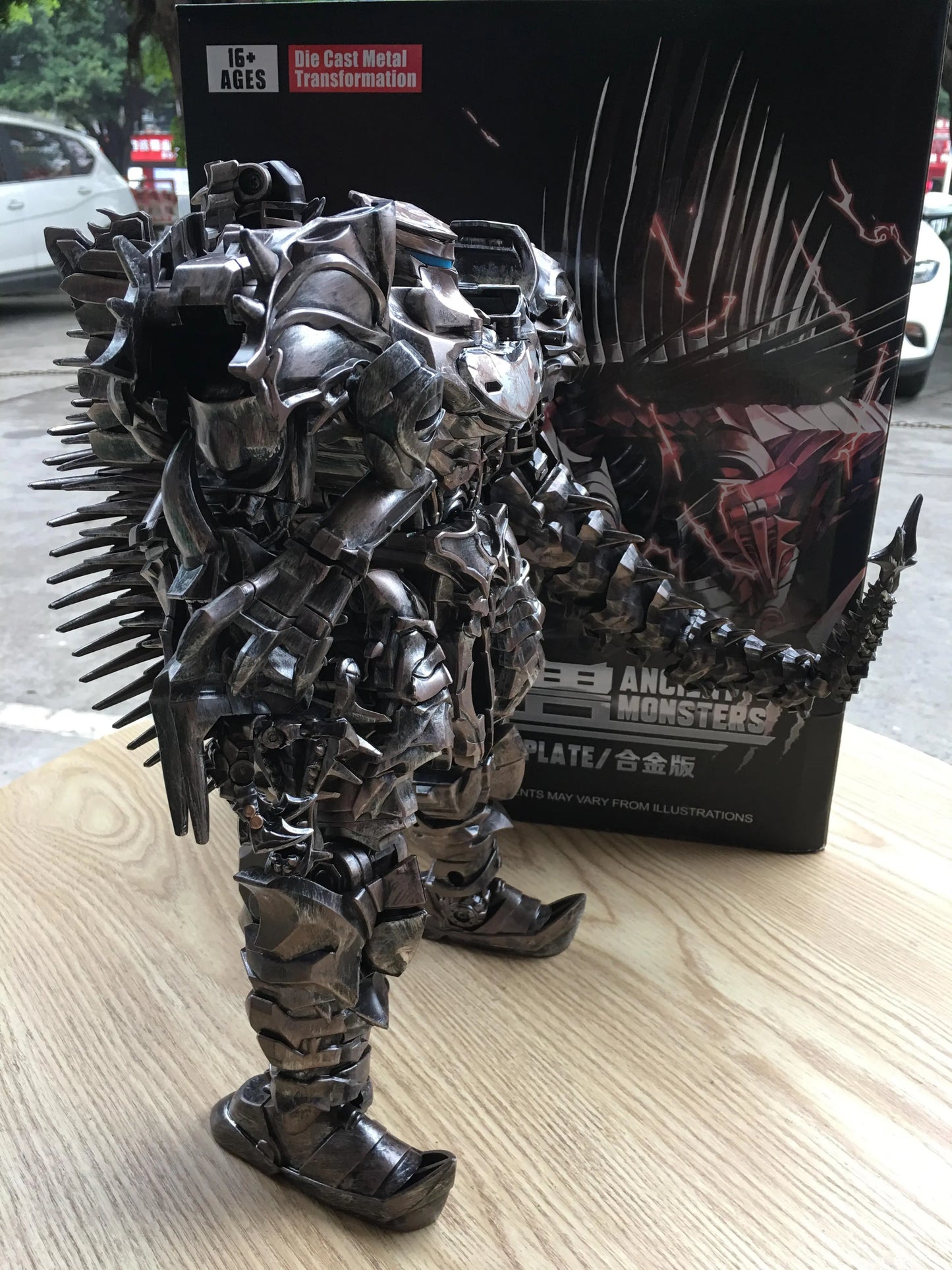 Transformation Toys Scorn Grimlock AOYI BMB LS11 LS-11 Action Figure 37cm Dinobots Ancient Behemoth Dinosaur G1 Anime Model Gift