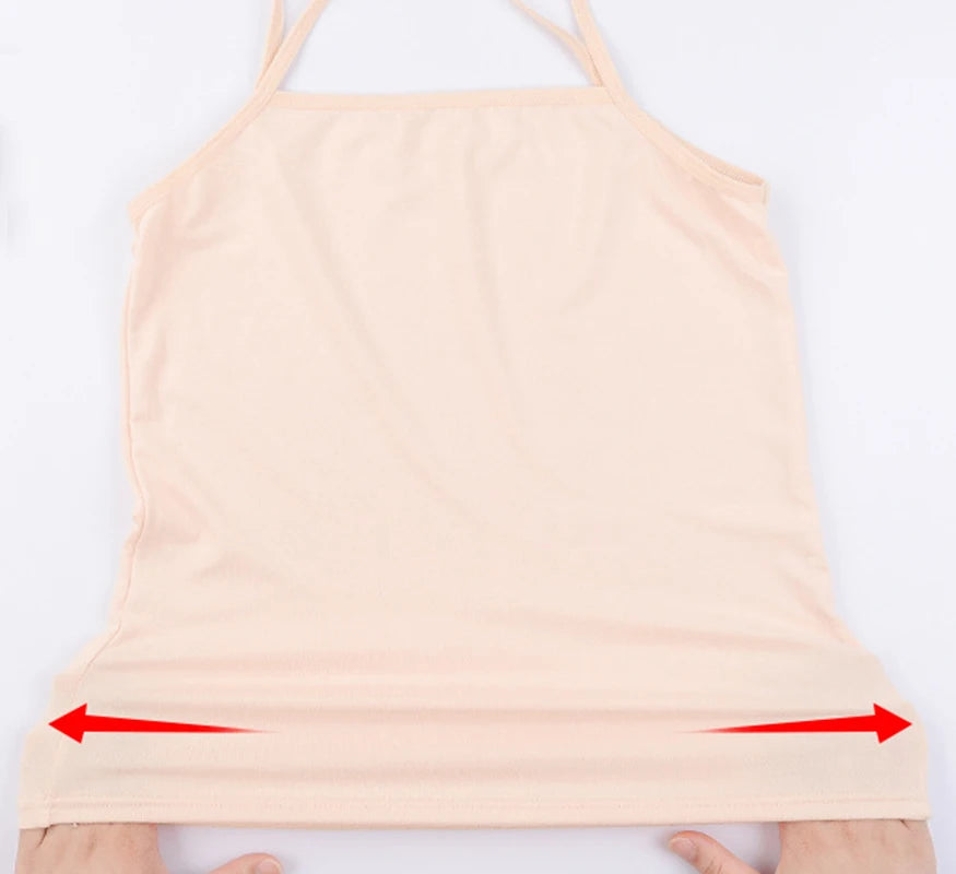 Women Camisoles Summer Girl Sexy Strap Cotton Sleeveless Thin Camisole Vest Solid Top All-match Base Vest Tops Female Undies