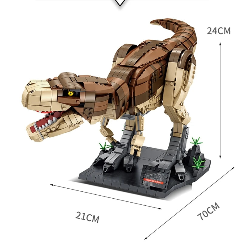 IN STOCK Jurassic World Dinosaur Series T. Rex Rampag Comapatible 75936 40000 Building Lepinbloc Blocks Bricks Toy LepinBlocks