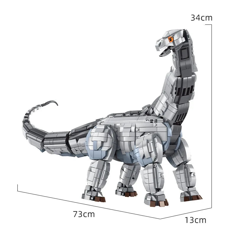 80CM Dinosaur Toys Large Jurassic Park Collect T-Rex IDEAS Dinosaur World Building Blocks Creative Dinosaur Bricks Sets Boy Toy