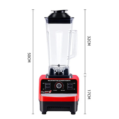 2000W Heavy Duty Commercial Grade Blender Mixer Juicer High Power Food Processor Ice Smoothie Bar Fruit Blender Juice Crusher