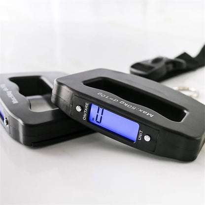 50kg/10g Digital Luggage Scale With Backlight Portable Electronic Scale Weight Balance Travel Hanging Steelyard Hook Scale