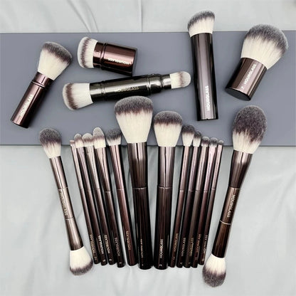 Hourglass Full Series Makeup Brush Blush Powder Contour Foundation Concealer Makeup Brush Eye Shadow Smudge Eyeliner Makeup Tool