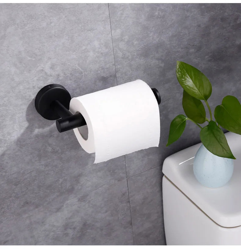 Punch-free Toilet Paper Holder Wall-mounted Toilet Paper Holder Organizer Storage Stand Kitchen Bathroom accessories