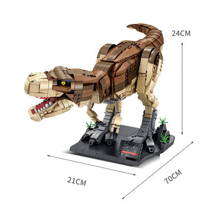 80CM Dinosaur Toys Large Jurassic Park Collect T-Rex IDEAS Dinosaur World Building Blocks Creative Dinosaur Bricks Sets Boy Toy