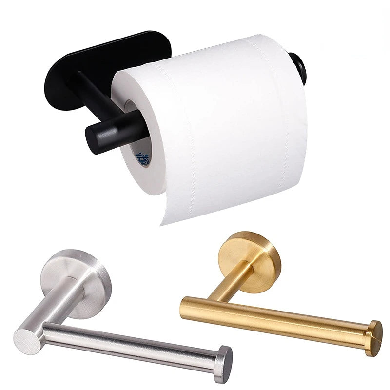 Punch-free Toilet Paper Holder Wall-mounted Toilet Paper Holder Organizer Storage Stand Kitchen Bathroom accessories