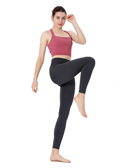 Sexy High Waist Yoga Wear for Women Breathable Running Tights Sporty Pants Seamless Leggings Gym Clothing Summer Female Gym Pant