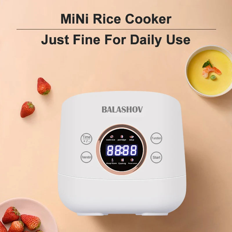 2L Smart Electric Rice Cooker Multi-function Household Non-stick Pan Mini Cooking Machine Kitchen dormitory electric Rice cooker