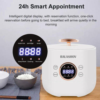 2L Smart Electric Rice Cooker Multi-function Household Non-stick Pan Mini Cooking Machine Kitchen dormitory electric Rice cooker