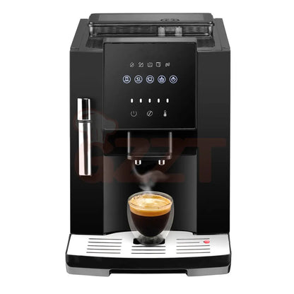 GZZT Coffee machine Automatic 19 Bar Coffee Maker household Equipment Cooking Appliances Grinder Hot Water and Milk Froth