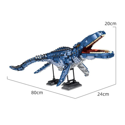 80CM Dinosaur Toys Large Jurassic Park Collect T-Rex IDEAS Dinosaur World Building Blocks Creative Dinosaur Bricks Sets Boy Toy