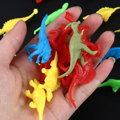 20pcs/lot Mini Classic Solid Dinosaur Model Children's Educational Toys Small Simulation Animal Figures Kids Toys For Boy Gift