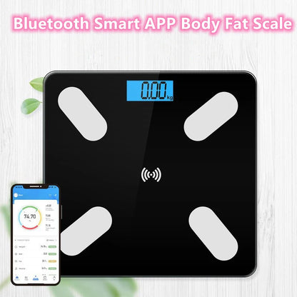 USB Charging Scales Bluetooth Floor Body Fat Bathroom Scale Smart Digital Electronic Weight Scales Balance For Body Weight