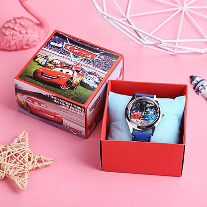 Disney Doraemon Children's Watch Cartoon Anime figure The Avengers Spiderman Mickey kids Watch gift with box Random dial pattern