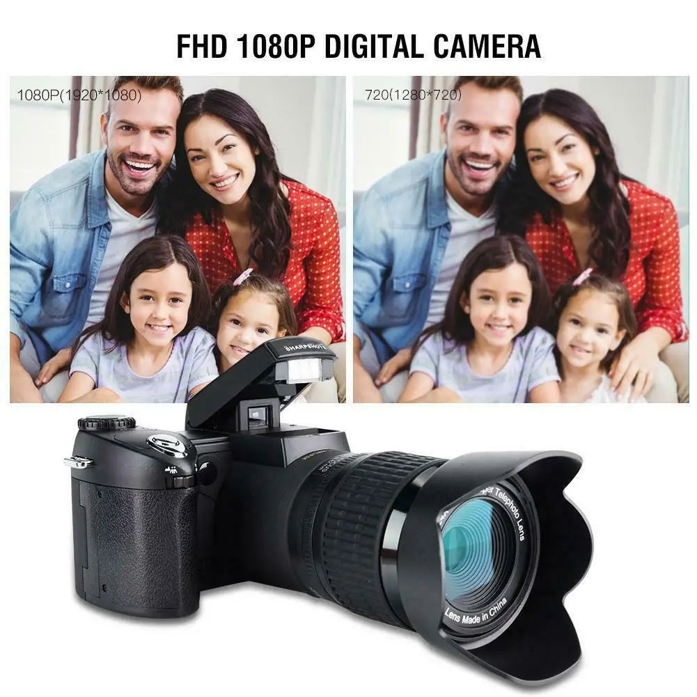 D7100 POLO Camaras 2023 HD 33MP 3" LCD 24X ZOOM LED Digital DSLR Camera Photo Camcorder Camera Profissional Camera