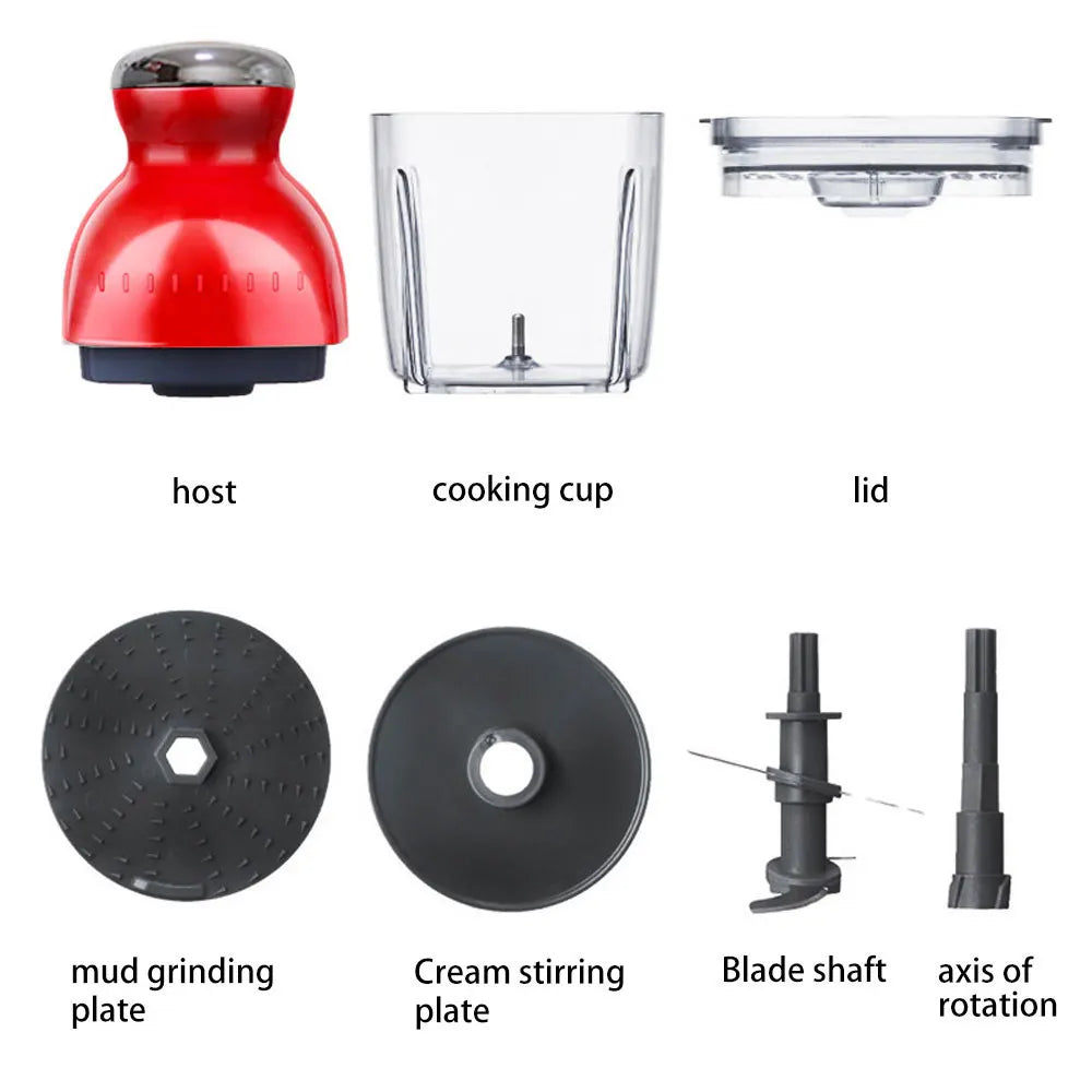 Multifunctional Electric Grinder 500Ml Food Crusher Processors Vegetable Chopping 350W Ice Meat Grinder Kitchen Cooking Set 220V