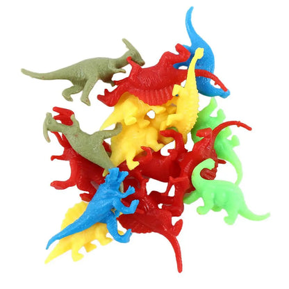 20pcs/lot Mini Classic Solid Dinosaur Model Children's Educational Toys Small Simulation Animal Figures Kids Toys For Boy Gift